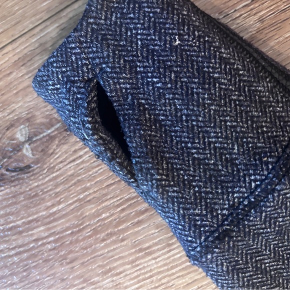 SET Lululemon herringbone black crop wunder under & long sleeve scuba top - Picture 7 of 8